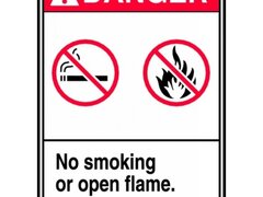 No Smoking Or Open Flame